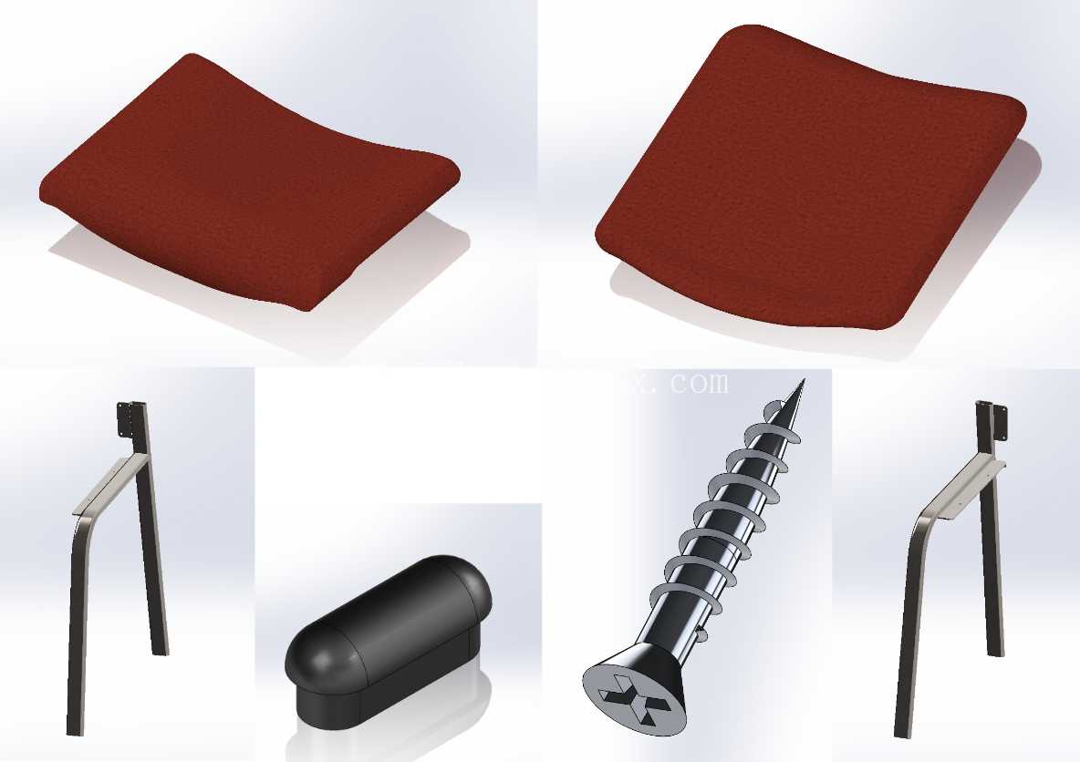 办公椅-SOLIDWORKS三维CAD模型