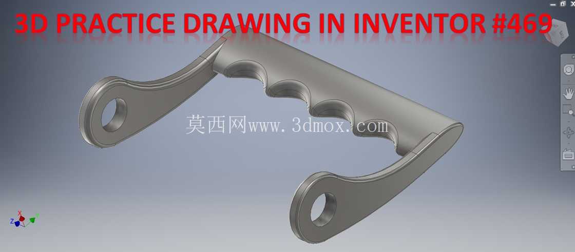 Autodesk Inventor中的三维练习图|| Inventor初学者教程|| Autodesk Inventor3d