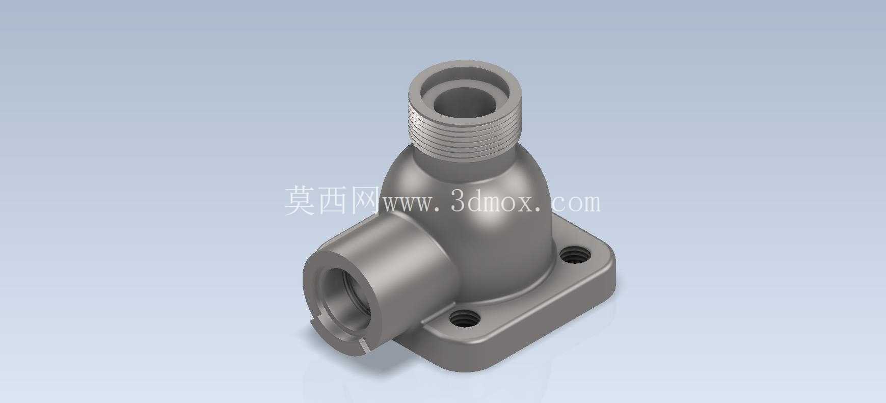3D CAD基础练习/阀体/Válvula/Autodesk Inventor Pro