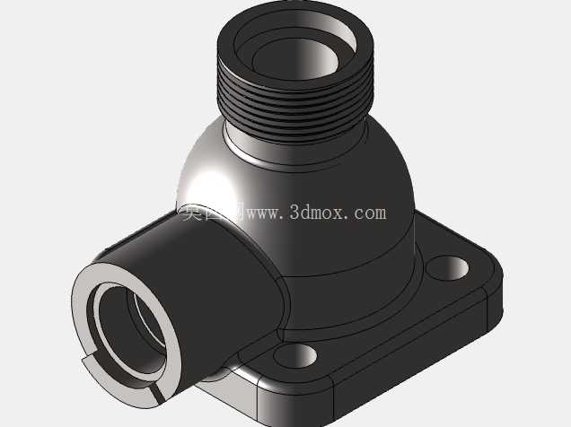 3D CAD基础练习/阀体/Válvula/Autodesk Inventor Pro