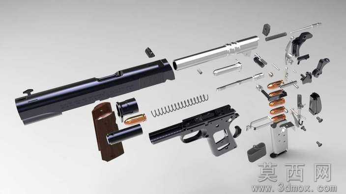 柯尔特1911A1模型政务手枪