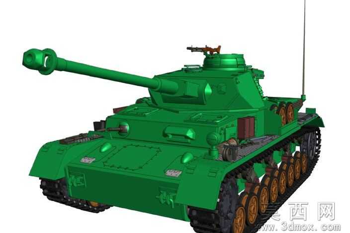 坦克四级1-35德国军用坦克WW2