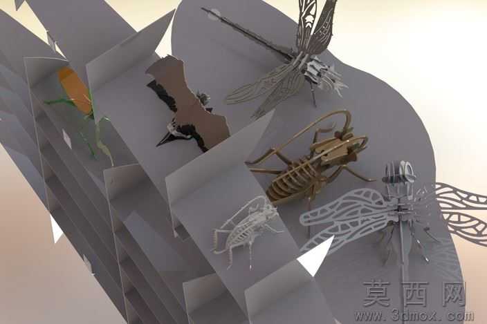 昆虫钣金集合