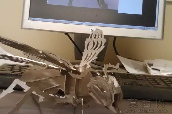 大黄蜂钣金件3d模型