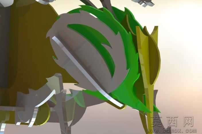 大黄蜂钣金件3d模型