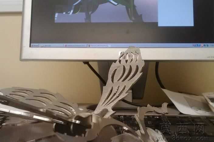 大黄蜂钣金件3d模型