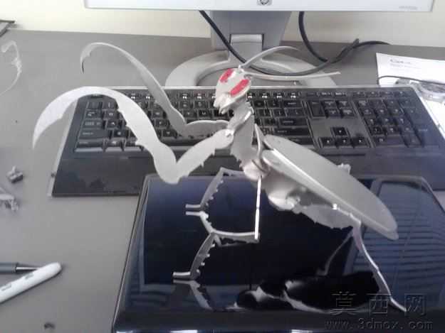 螳螂3d模型钣金件