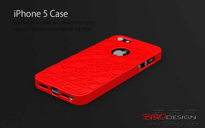 iPhone5红色手机壳