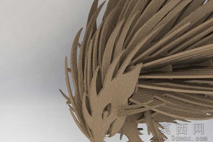 刺猬金属钣金3d模型