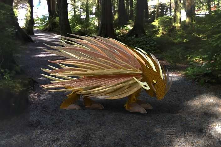 刺猬金属钣金3d模型