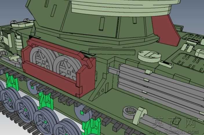 坦克钣金件益智、3d拼图、3d模型,二战,德国坦克metalcraftde