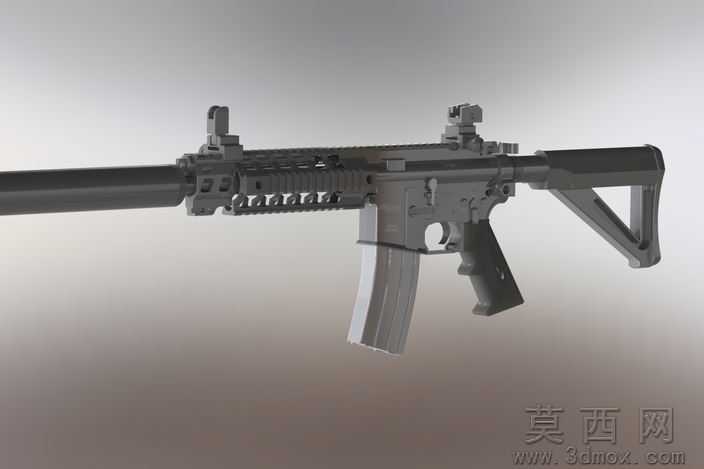 SIG556步枪带消声器