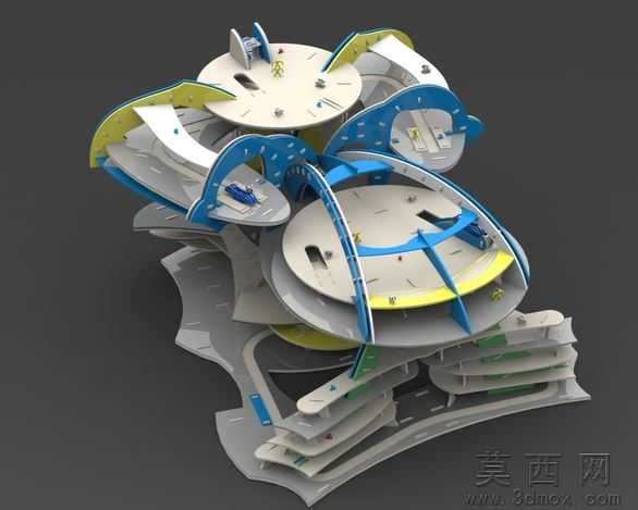 建设玩具3D拼图-外星城市