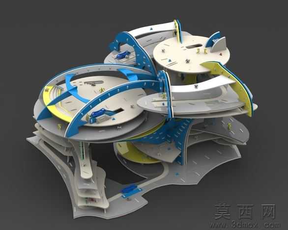建设玩具3D拼图-外星城市