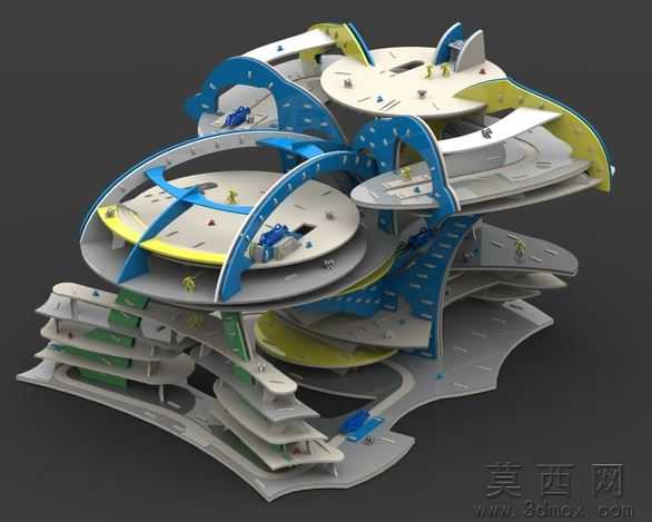 建设玩具3D拼图-外星城市