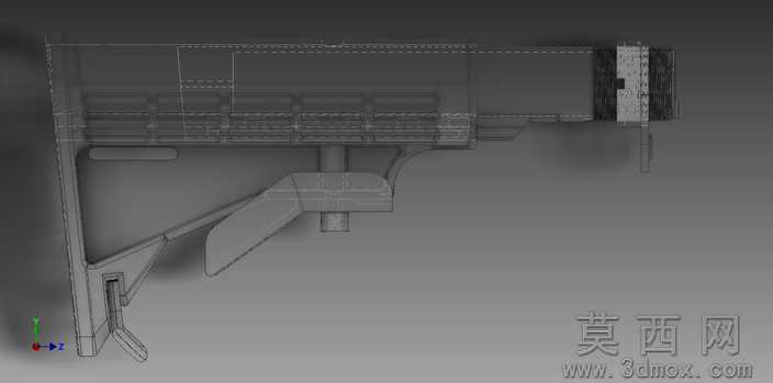 M4枪托组件