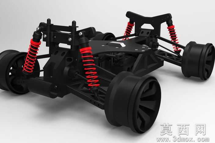 OpenRC,1:103D可打印遥控劲速卡车