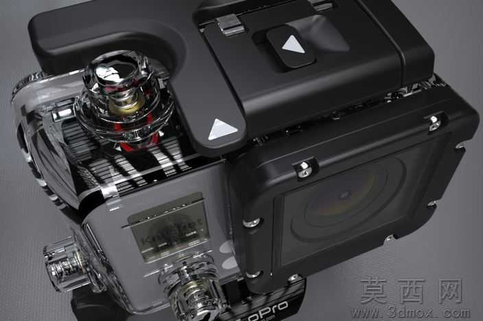 GoPro英雄3(W)照相机