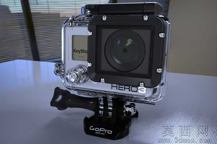 GoPro英雄3(W)照相机
