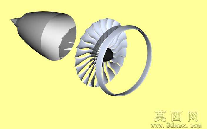 GE90���Ⱥ��շ�������ά����ģ��