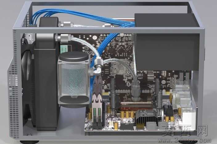 水冷型电脑主机mITXPC
