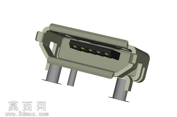 微型USB女性B型连接器贴片