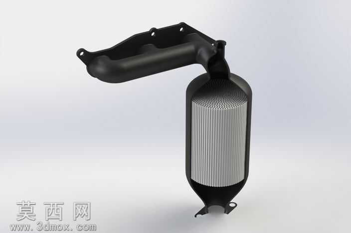 我第一次完整的引擎模型DaihatsuEJVE排气变异