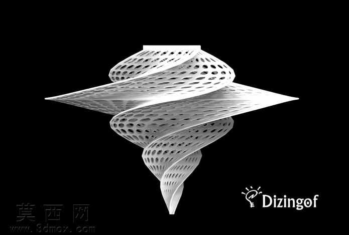Hexaedron灯罩-数学艺术由@Dizingof