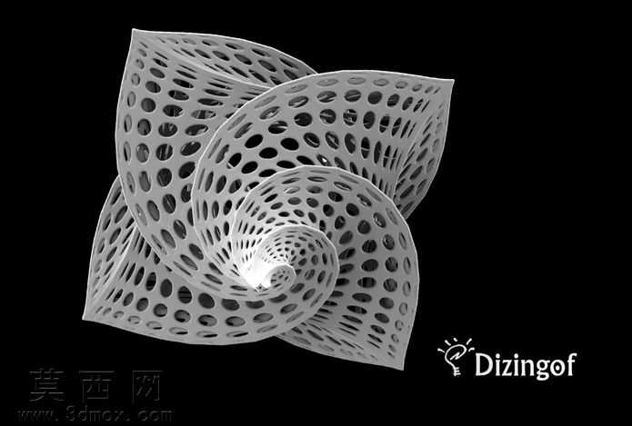 Hexaedron灯罩-数学艺术由@Dizingof