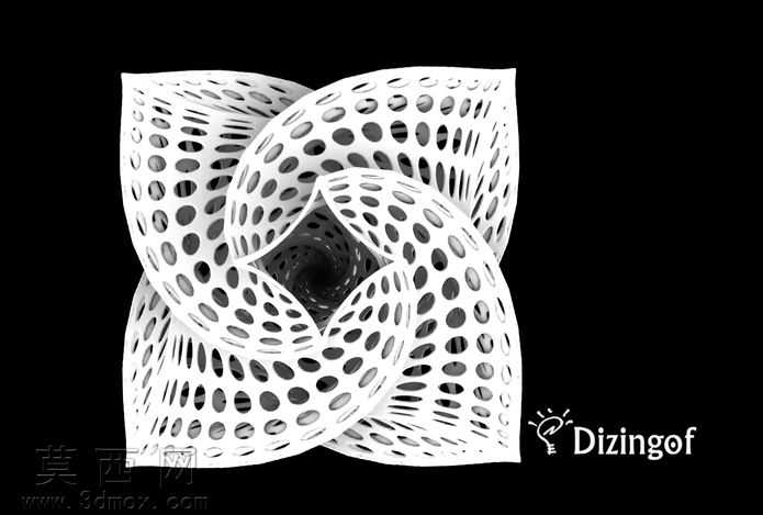 Hexaedron灯罩-数学艺术由@Dizingof
