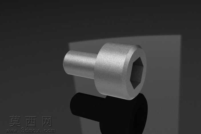 M4A1-��˨���弰��Կ-Screw_HX-����0.164-32x0.25x0.25
