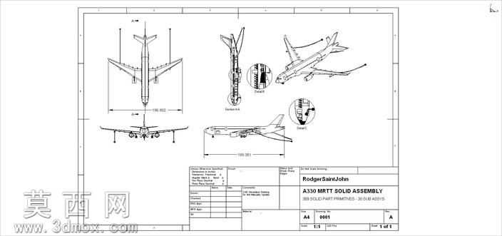 ������A330MRTT���ɫ����ɻ��������ģ��
