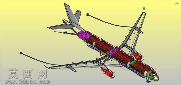 ������A330MRTT���ɫ����ɻ��������ģ��
