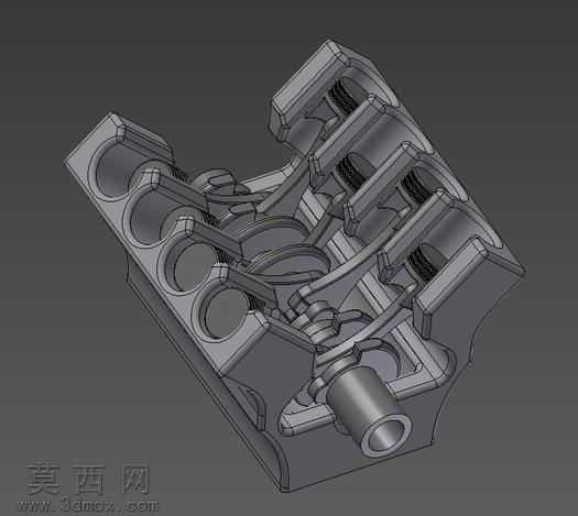 3D打印v8引擎桌玩具