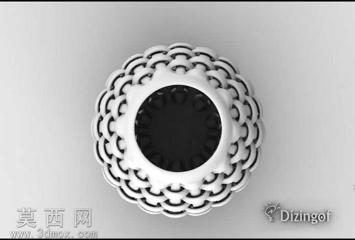编织花瓶-数学艺术由@dizingof