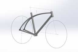 K1自行车架SolidWorks