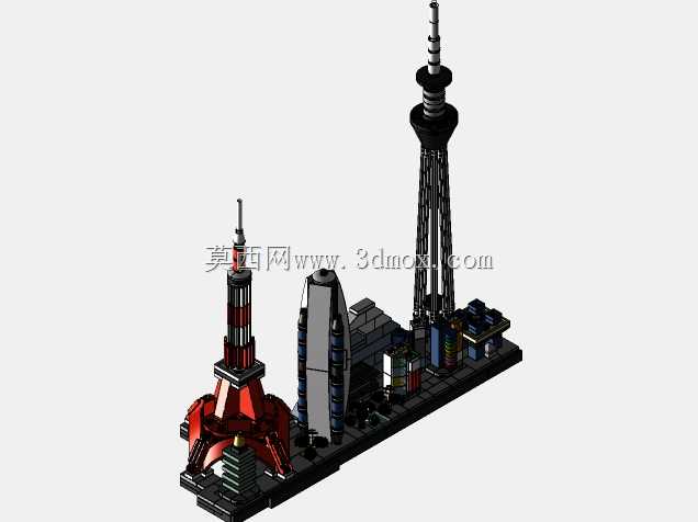 乐高建筑-东京(21051)