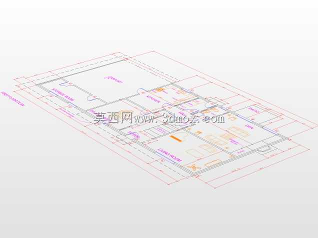 AUTOCAD技能展示-二维主页蓝图