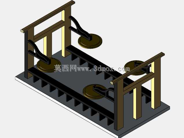 带椅子的餐桌