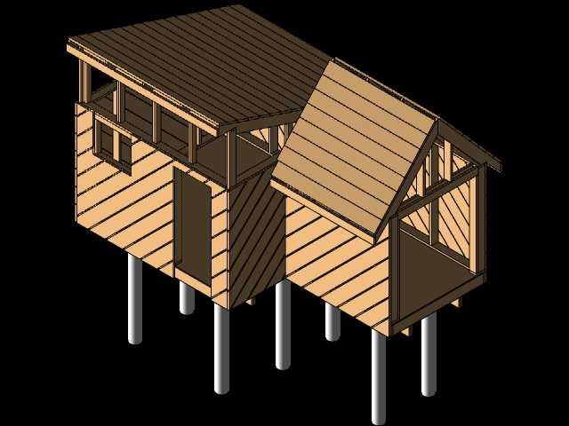 分体式屋顶实用棚架