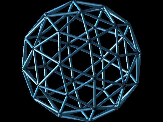 镶嵌球体/测地线球体-80个窗口