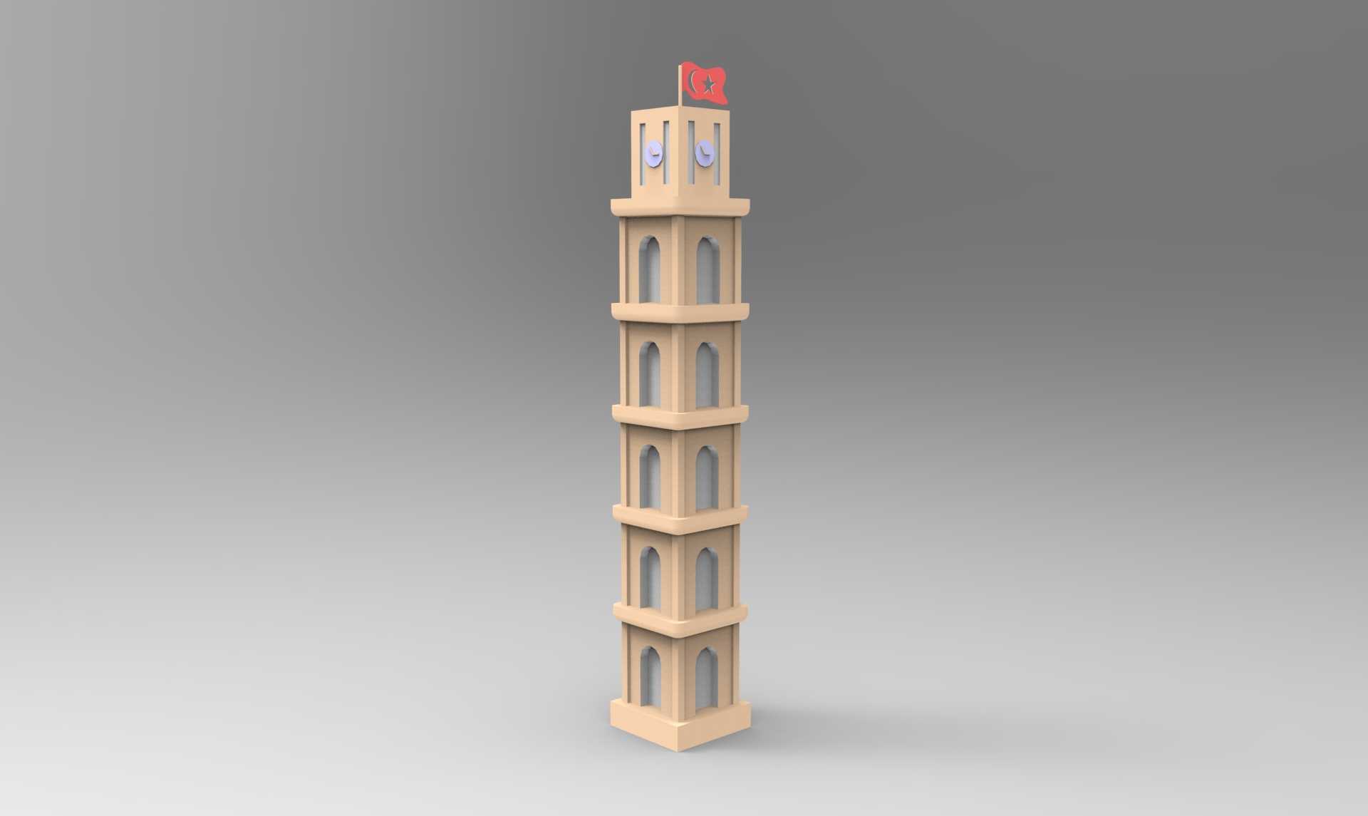 布尔萨·托普汉钟楼/土耳其