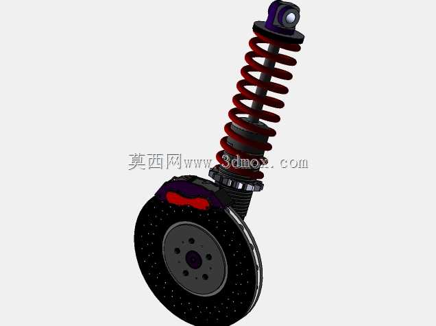 带减震器的机械盘式制动器