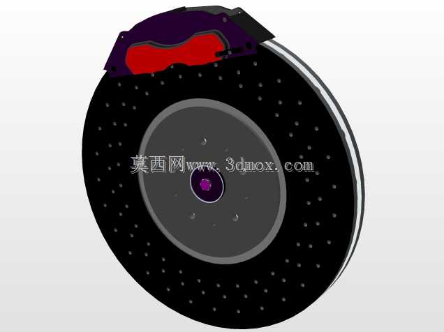 带减震器的机械盘式制动器