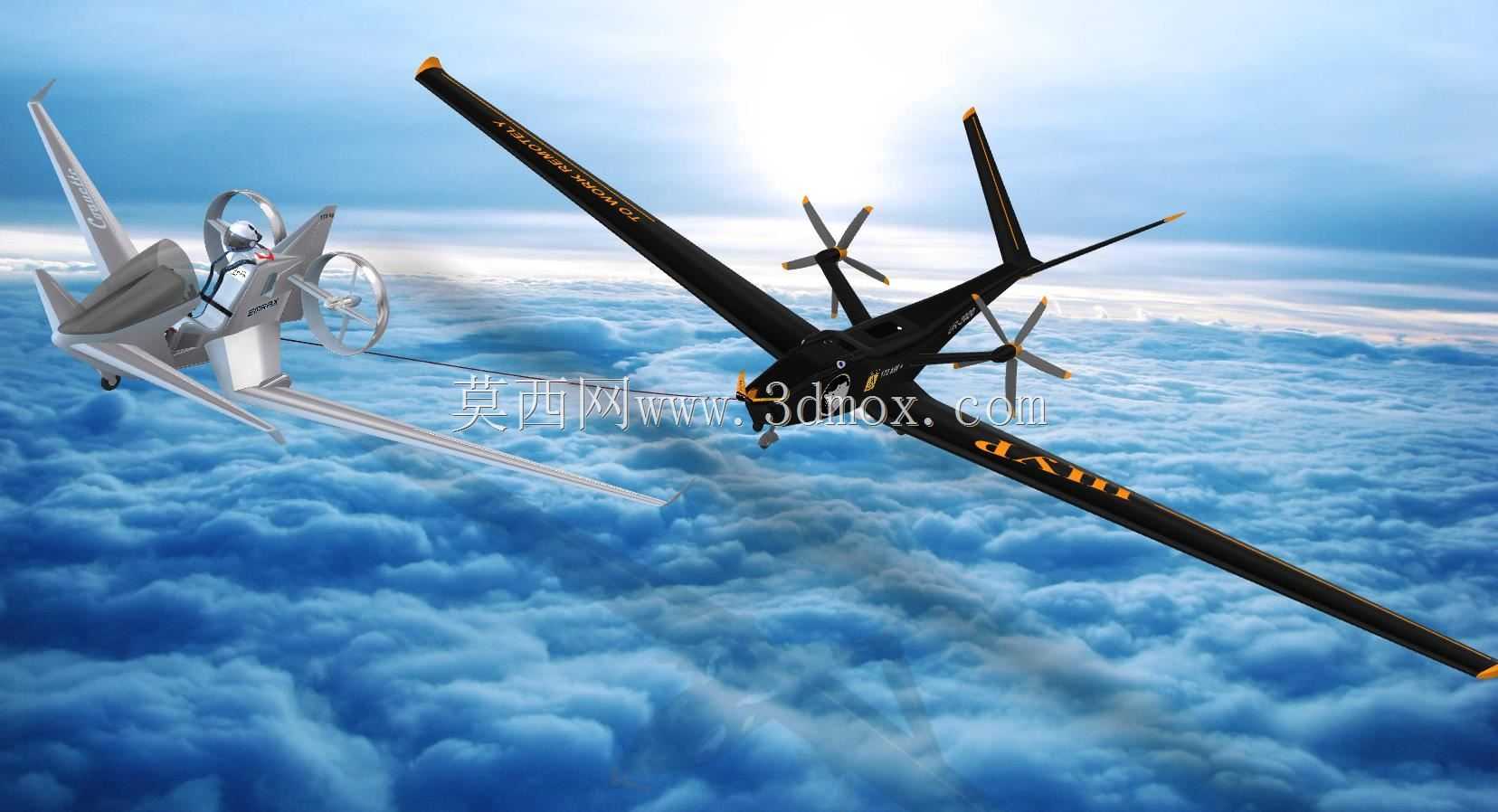 ЩУП-UAV,用于飞行中的有线充电电动飞机(空客处于昏迷状态:)