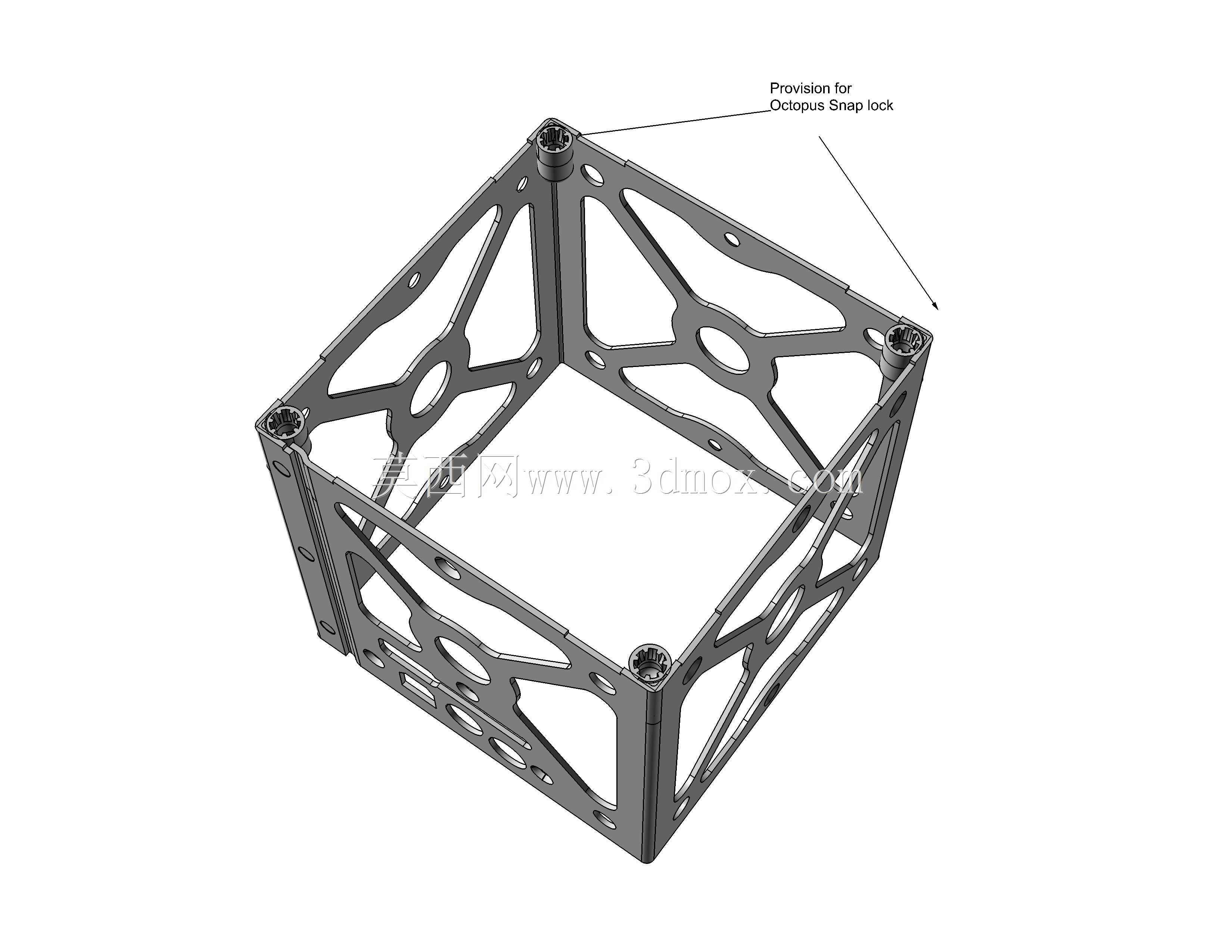 CubeQuadSat(CQS)-无人机专业版的基座盖
