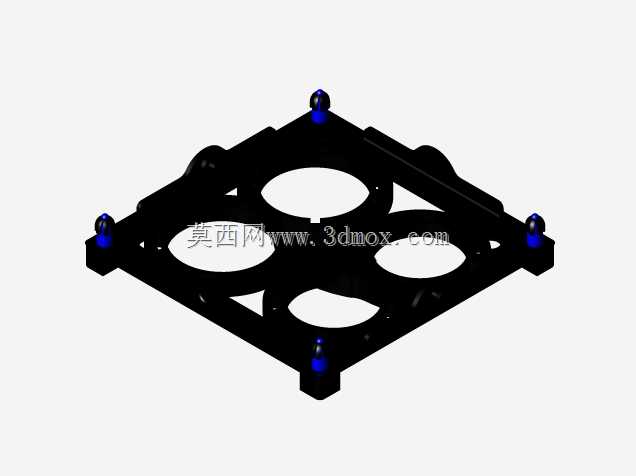 CubeQuadSat(CQS)-无人机专业版的基座盖