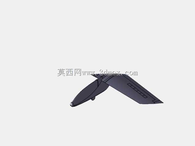 Glaser Dirks DG-808滑翔机在SOLIDWORKS上,CATIA,PTC CREO,STL