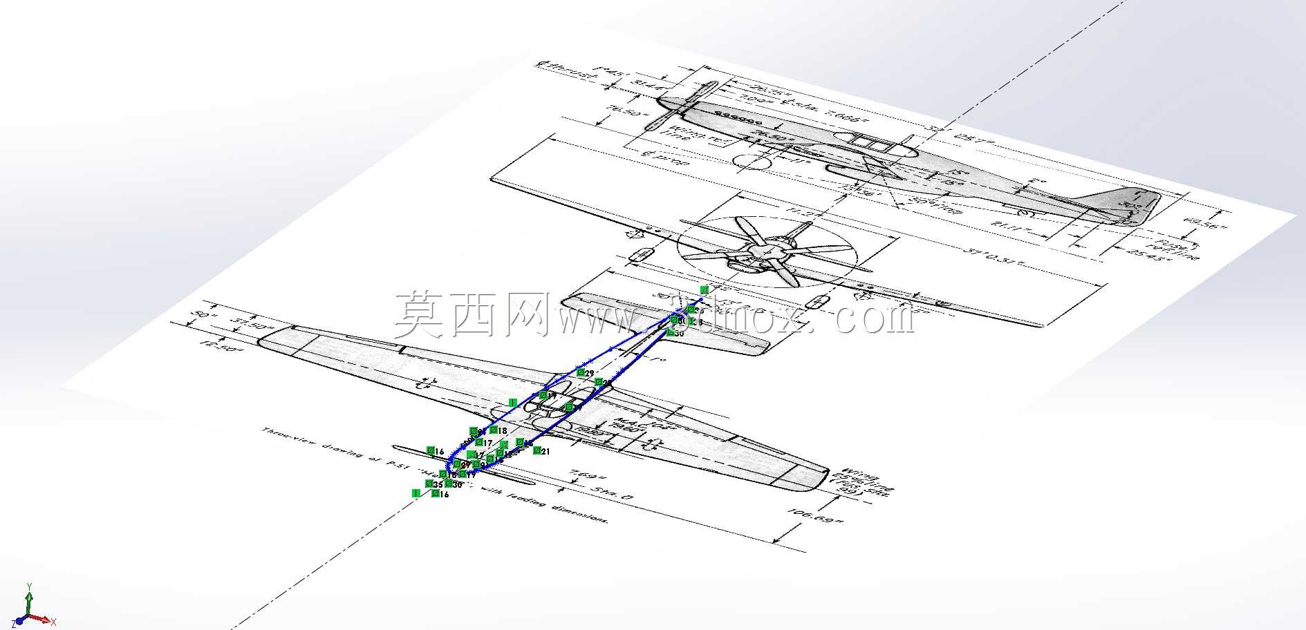 P-51Ұ����ԭ�ͣ�ģ�ͣ�SolidWorks��