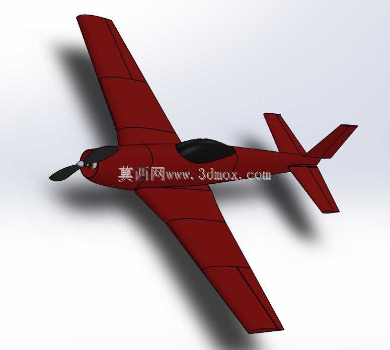 基于P-51野马的3D打印RC飞机